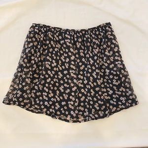 Lucie Rose floral mini skirt